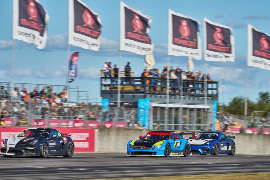 Der var nærkampe i DEC-feltet på FDM Jyllandsringen. 
(Foto: Stumnpphoto)